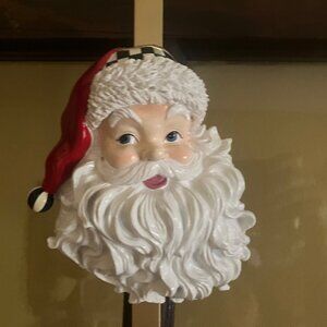 MacKenzie Childs Santa Wreath Hanger NEW!